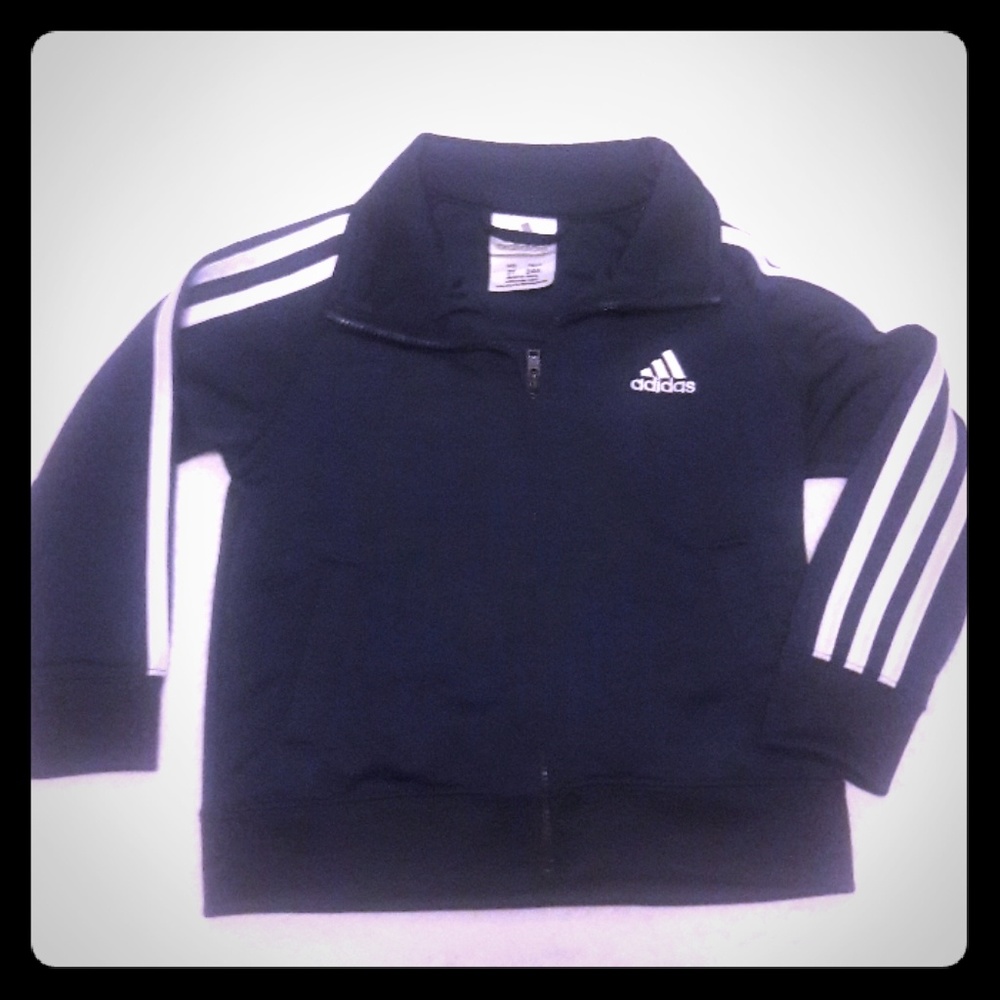 2T Adidas Navy Blue Track Jacket